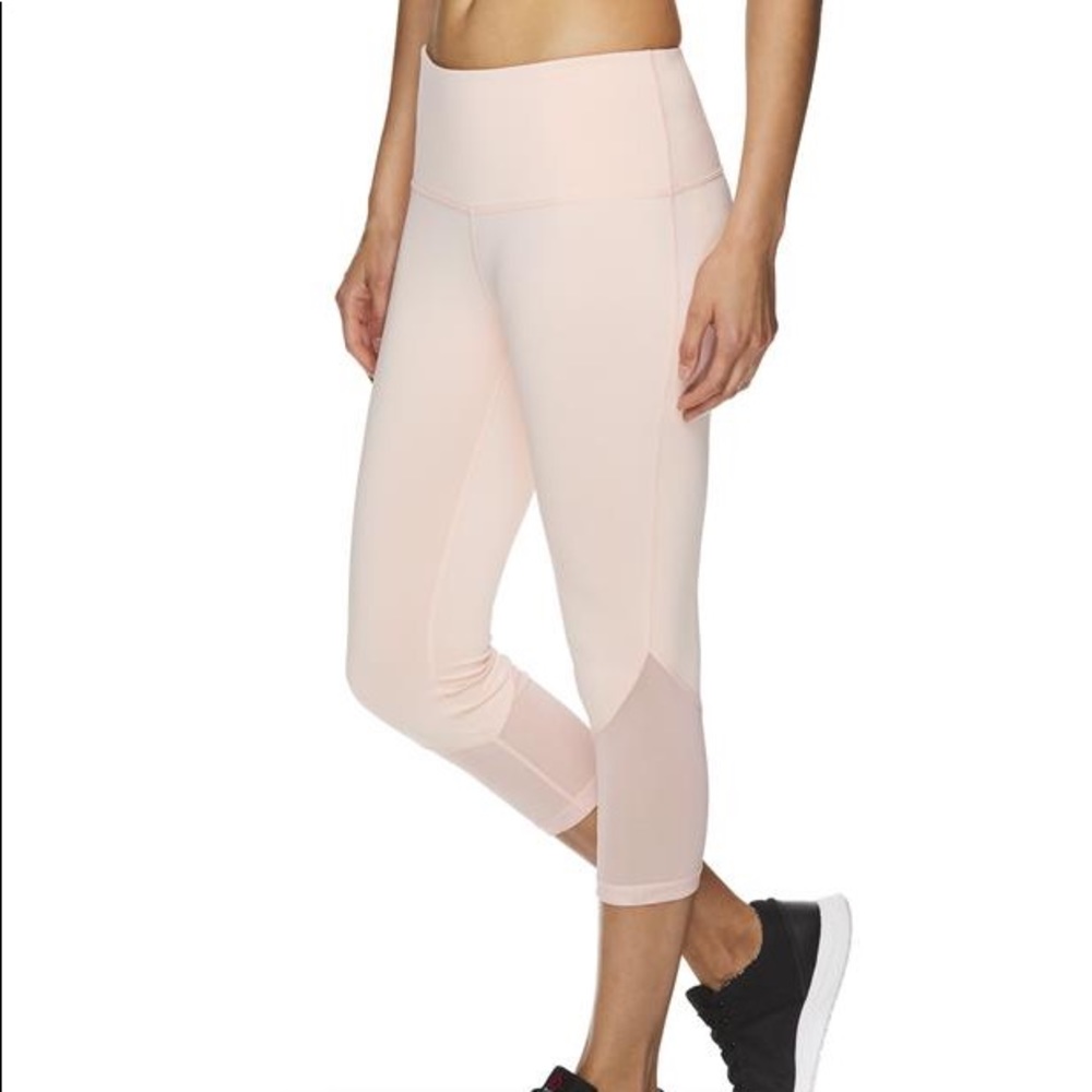 Reebok Vigor Highrise Capri Leggings...Pink...$60